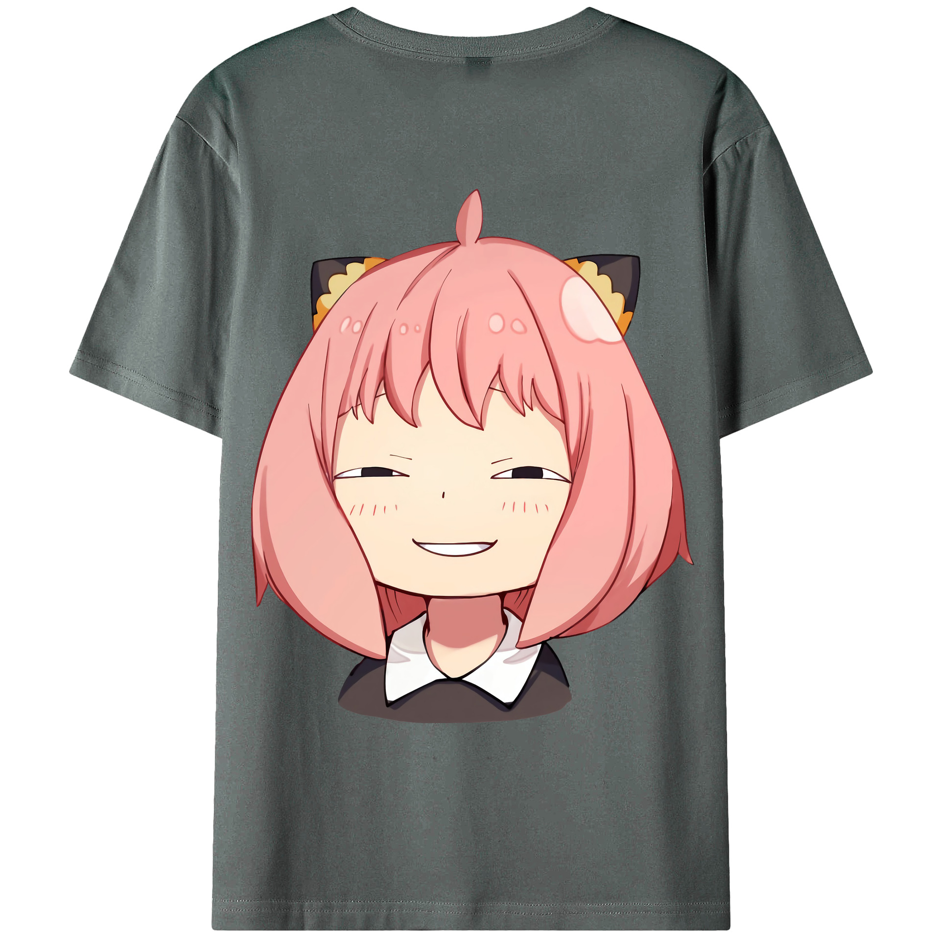 （画像用） SPY×FAMILY间谍家家酒 綿100％ メンズ半袖Tシャツ（バックプリント） 通気性